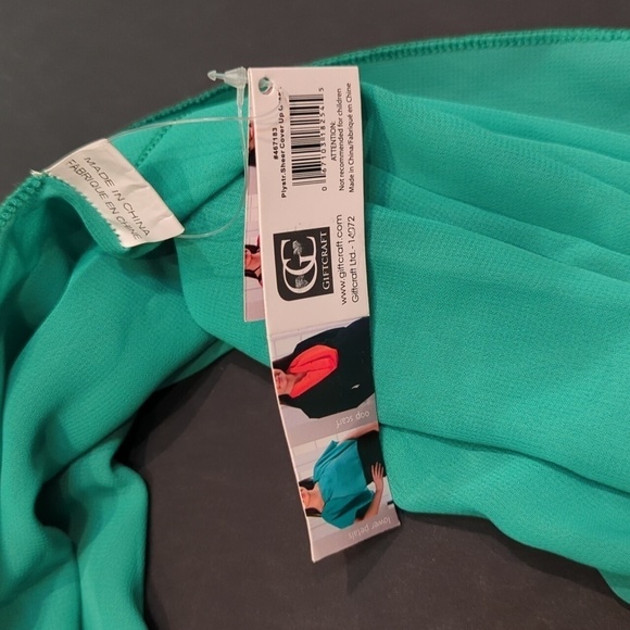 Lauren Scarlet Gift Craft Multi-Use Fashion Sheer Scarf Green - Picture 2 of 6